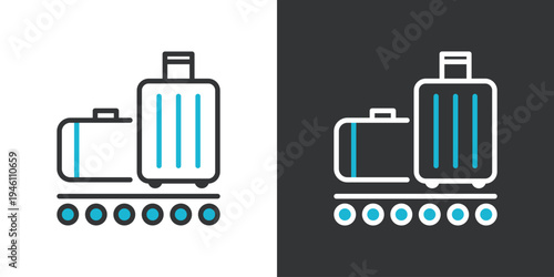 シンプルな荷物預かりのアイコン