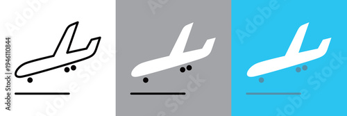 シンプルな着陸のアイコン
