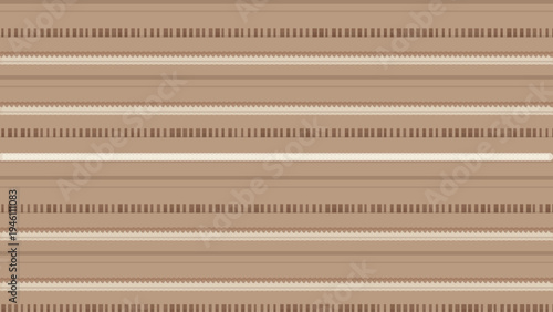 Background pattern seamless horizontal striped brown beige cream decorative textile fabric design for wallpaper banner web graphic modern minimal elegant neutral earth tone aesthetic template