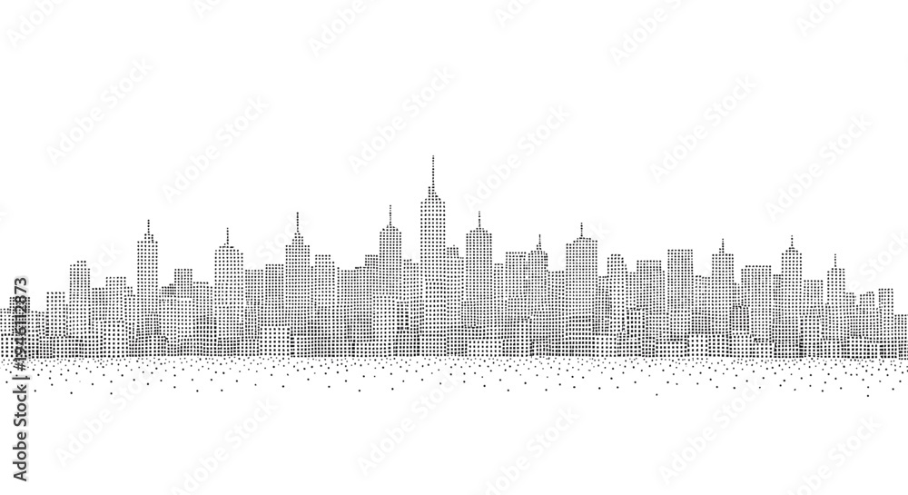 Fototapeta premium New York City skyline vector illustration
