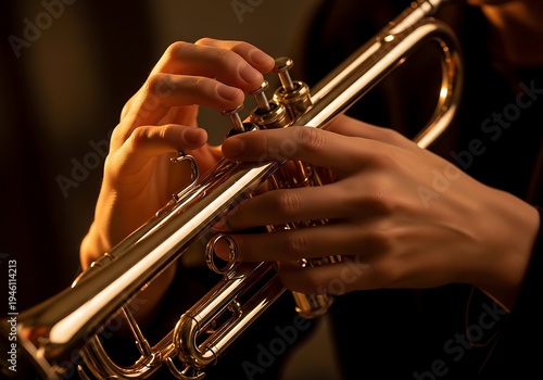 The trumpet musician's fingers, the key to unlock a world of sound