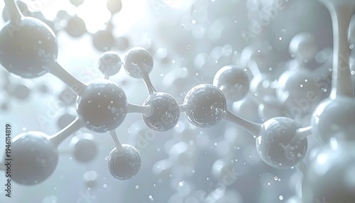 Molecular Structure - A Detailed Visualization of Chemical Bonds.