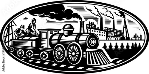 Vintage Industrial Revolution Posters