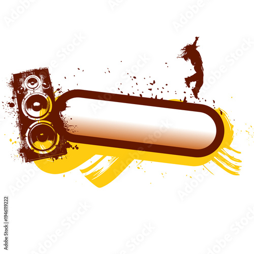 Vector illustration of an abstract banner