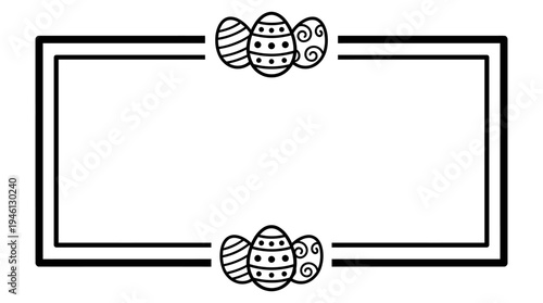 Easter Weekend Promo Vector Banner, Limited Time Offer with Egg Illustration, Holiday Discount, Spring Sale Frame, Retail Advertising Graphic, Seasonal Event Marketing Template