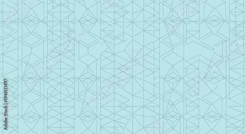 Light Blue Geometric Pattern Design.