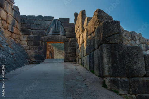 Mycenae archaeological site in Greece