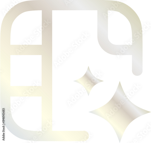 Data Ingestion Technology Icon Silver