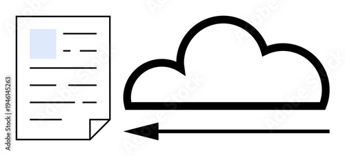 Cloud storage concept. Cloud storage enables easy transfer of digital files for backup, accessibility, and collaboration. Cloud storage supports data sharing and flexible access. For IT, business