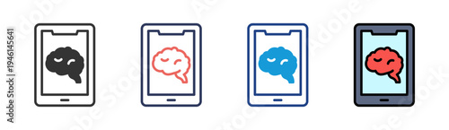 Smart Finance icon set multiple style collection