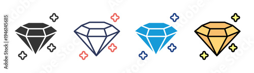 Premium Value icon set multiple style collection