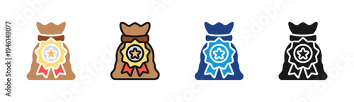 Premium Fund icon set multiple style collection