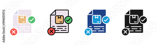 Testing icon set multiple style collection