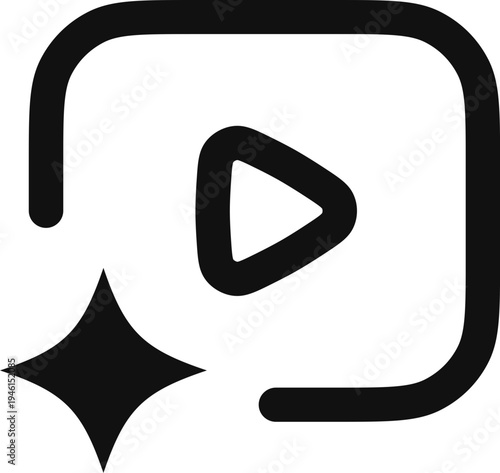 Generated Media Technology Icon