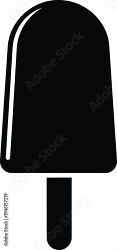 A black and white image of an ice cream bar