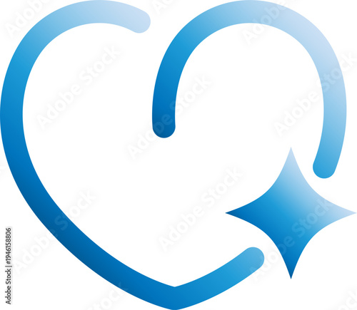 OCR Text Recognition Technology Icon Blue Gradient