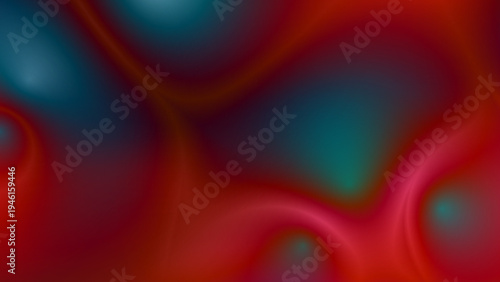 Abstract vibrant liquid neon gradient background with smooth color transitions and ambient occlusion effect. Futuristic dark space modern template for design concepts. Vector illustration.