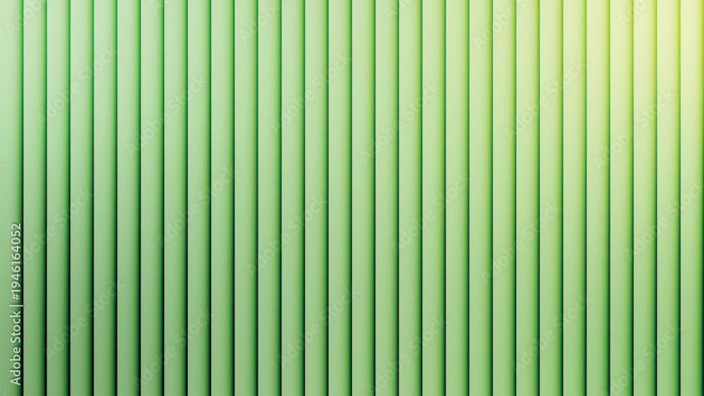 Obraz premium Light Green Vertical Ribbed Gradient Background abstract