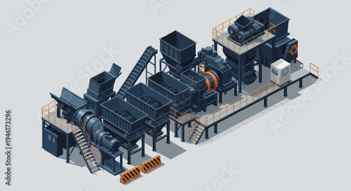 Industrial Processing Plant Machinery and Equipment.