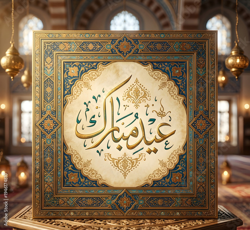 Eid Mubarak, Eid Mubarak Calligraphy, Urdu, Arabic,