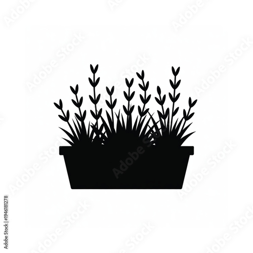 Silhouette of a coastal defense gun battery against a seascape