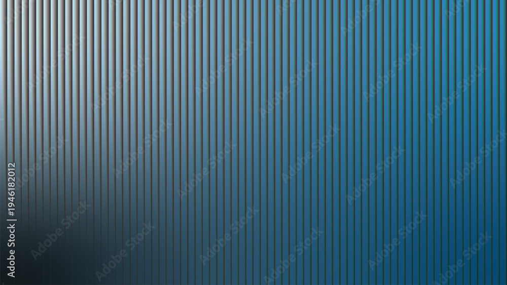 Obraz premium Cool Blue Vertical Ribbed Pattern Background abstract