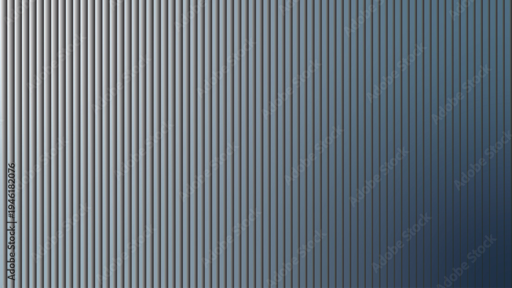 Obraz premium Dark Blue Vertical Ribbed Texture with Light Gradient