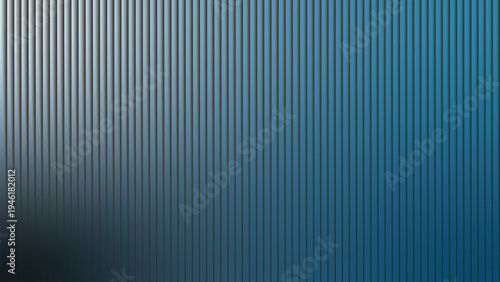Cool Blue Vertical Ribbed Pattern Background abstract