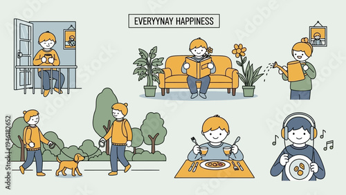 Everyday Happiness - A Collection of Simple Joys and Relaxing Moments.