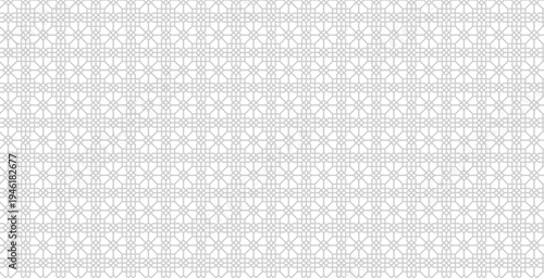 Seamless geometric grid pattern background minimal abstract vector texture