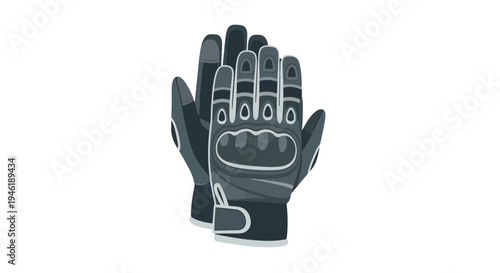 Motorcycle Gloves with Reinforced Knuckles, Protective Gear for Riders