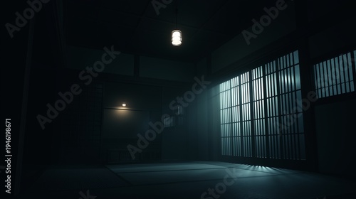 不気味な雰囲気の電灯