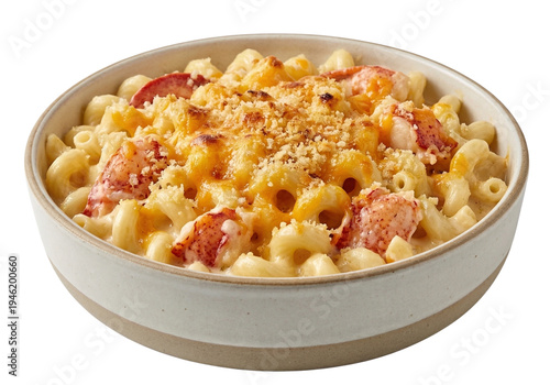 Gourmet Lobster Mac and Cheese Delight Close Up