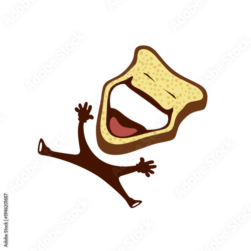 happy slice of toast