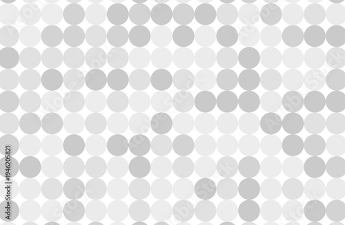 モノトーンのランダムドット幾何学パターン背景