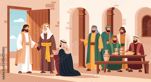 Jesus Reunites With His Apostles After His Resurrection, Bringing Hope, Joy, And Reaffirming His Divine Mission.