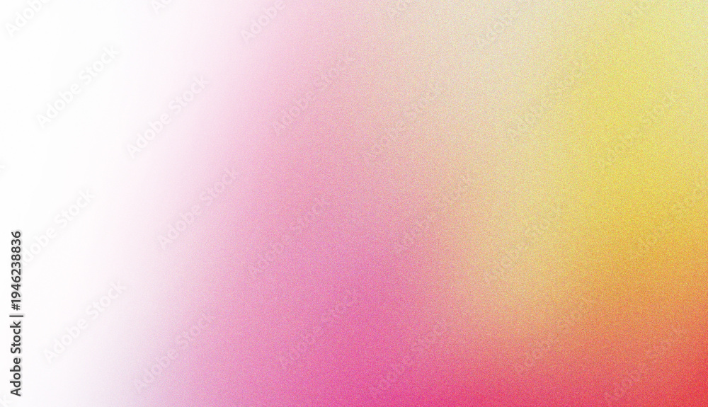 Obraz premium Grainy Abstract Gradient Background with Warm Pink and Yellow Tones