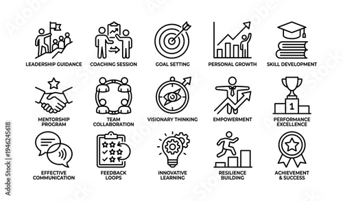 Icons of leadership development: coaching, goal setting, and personal growth
