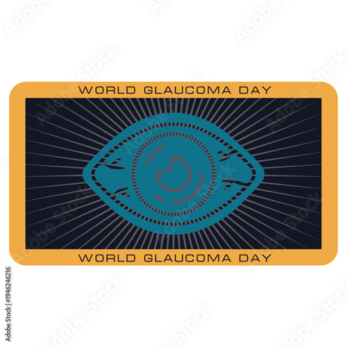 World Glaucoma Day sticker