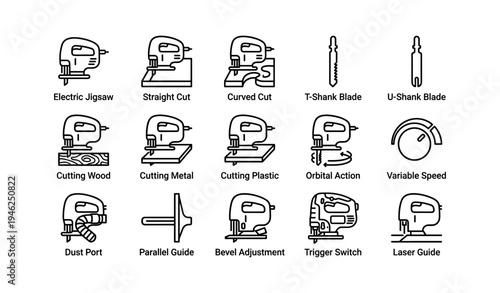 Electric jigsaw features and blade types: comprehensive guide to functions and components