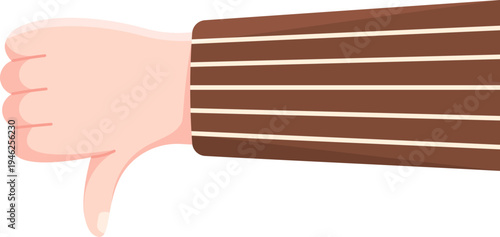 Hand Showing Thumbs Down Gesture