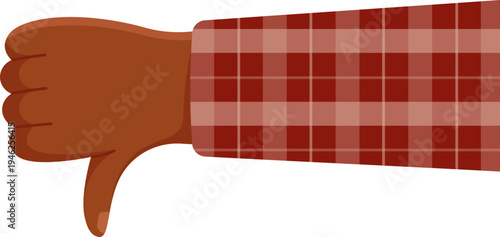 Hand Showing Thumbs Down Gesture