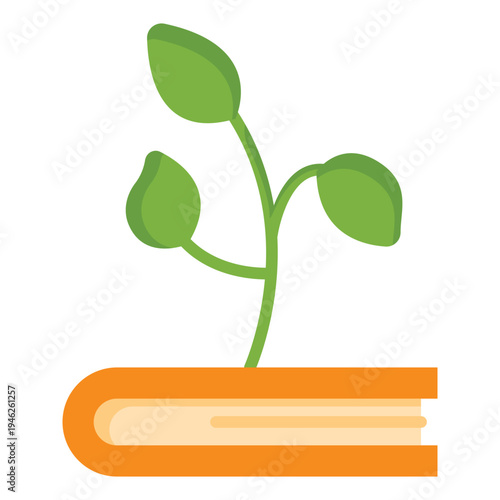 Ecology Book Flat Icon