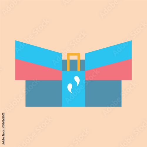 編集可能な大阪名物の海遊館アイコン