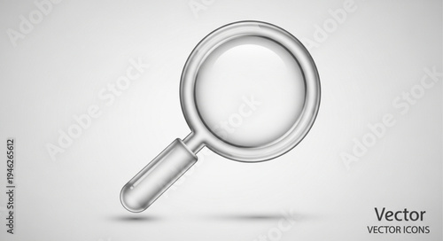 Magnifying glass icon for searching and investigation.