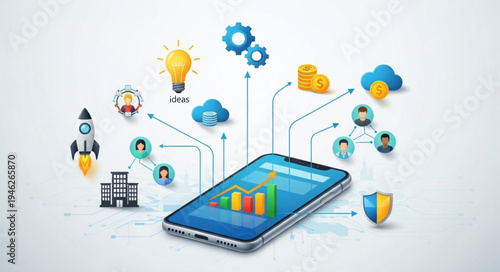 Mobile App Development and Technology Integration Concepts.