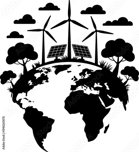 Renewable energy sources powering a sustainable future for Earth