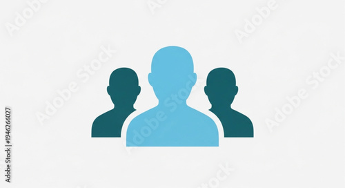 Group of three people icons representing teamwork and community.