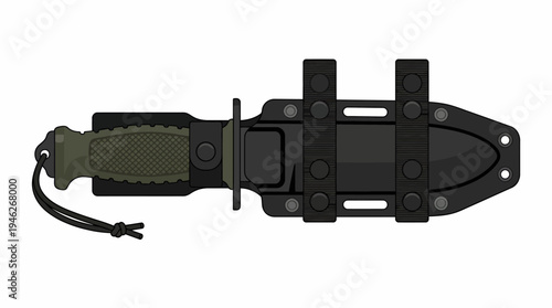 Tactical Knife Holster Belt.