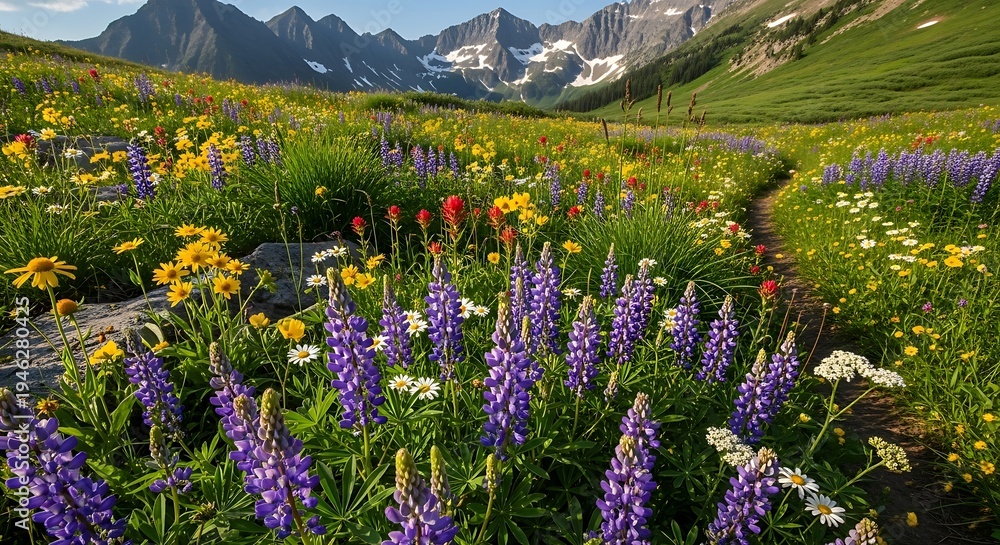 Obraz premium Alpine Meadow Song